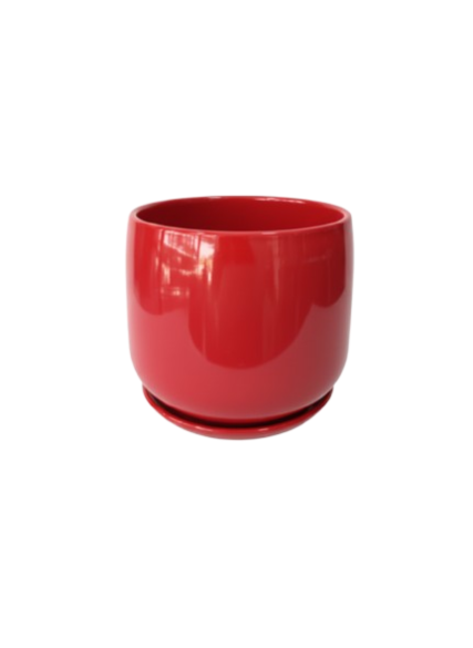 قوارة سيراميك-لون احمر حجم وسط