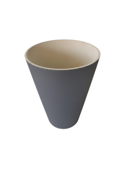 قوارة شكل مخروطي-لون رمادي حجم كبير