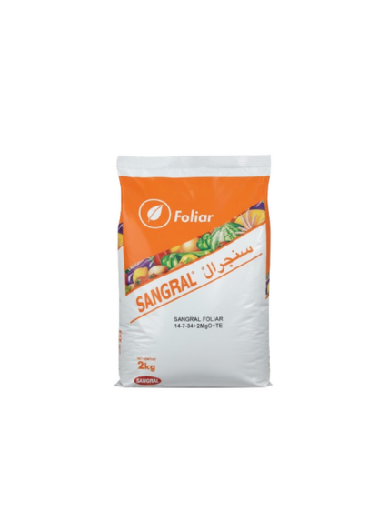 سنجرال فوليير – Sangral Foliar 14-7-34+2MgO+TE