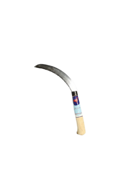 منجل عشب وسط